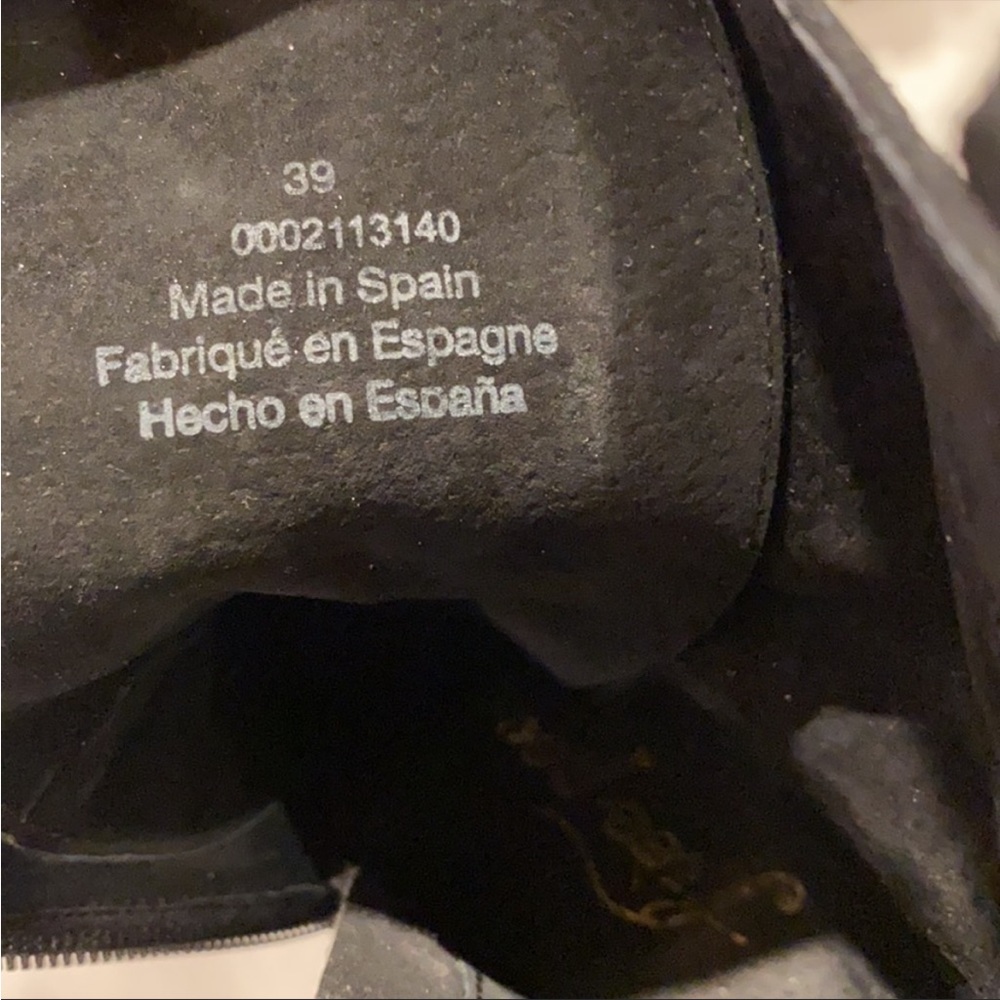 Free people Dylan black suede combat boots - Picture 6 of 9